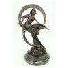 Image 1 : Dream Goddess with Bliss Ring Bronze on Marble Base Sculpture