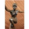 Image 2 : Dancer Bronze sculpture on Marble Base Figurine