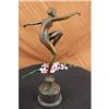 Image 4 : Dancer Bronze sculpture on Marble Base Figurine
