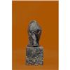 Image 3 : Elephant Bronze Sculpture on Marble Base Statue