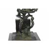 Image 8 : Skull Skeleton thinker Bronze Sculpture