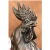 Image 2 : Rooster-Chicken-Country Kitchen Bronze Sculpture on Marble Base Statue