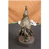 Image 3 : Rooster-Chicken-Country Kitchen Bronze Sculpture on Marble Base Statue