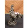 Image 4 : Rooster-Chicken-Country Kitchen Bronze Sculpture on Marble Base Statue