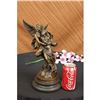 Image 1 : A Romantic Couple Bronze Sculpture on marble base