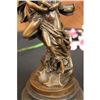 Image 3 : A Romantic Couple Bronze Sculpture on marble base