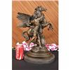 Image 5 : Peruses and Pegasus Greek Mythology Hero Bronze Statue