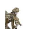 Image 2 : Erotic Nude  Blindfold Female Violin Player Bronze Sculpture