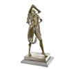 Image 8 : Erotic Nude  Blindfold Female Violin Player Bronze Sculpture