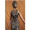 Image 2 : Gorgeous Flower Woman Bronze Sculpture