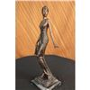 Image 3 : Gorgeous Flower Woman Bronze Sculpture