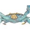 Image 2 : Blue Crab Bronze Sculpture