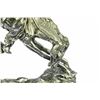 Image 3 : Cowboy 100% Silver Plated Bronze Sculpture