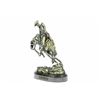 Image 5 : Cowboy 100% Silver Plated Bronze Sculpture