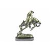 Image 8 : Cowboy 100% Silver Plated Bronze Sculpture
