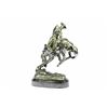 Image 9 : Cowboy 100% Silver Plated Bronze Sculpture