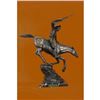 Image 1 : Cowboy With Gun Bronze Sculpture on Marble Base Statue