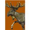 Image 2 : Hot Cast Moose Bronze Sculpture