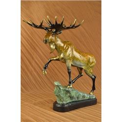 Wild Moose Collector Edition Bronze Sculpture