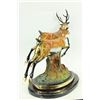 Image 4 : Special Patina Two Running Stags Bronze Sculpture