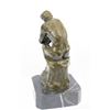 Image 8 : Thinker Symbol of Philosophy Bronze Sculpture on Marble Base Figure