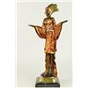 Image 1 : Indian Princess Bronze Sculpture on Marble Base Figurine