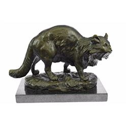 A Persian Cat Hot cast Bronze Sculpture