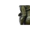 Image 2 : A Man Resting on Top of the World Bronze Sculpture on Marble Base Statue