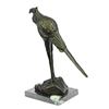 Image 8 : Wildlife Stork Bird Bronze Statue