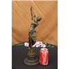 Image 4 : Girl Playing Flute Bronze Sculpture