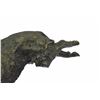 Image 2 : Wild Boar Jumping Bronze Figurine on Marble Base Sculpture