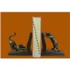 Image 1 : Two Playful Cat Bookends Book Ends