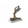 Image 8 : Girl Bronze Sculpture on marble base Figure