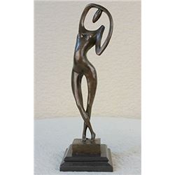 Modern Art Nude Bronze Figurine