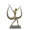 Image 1 : Ribbon Dancer Bronze Figurine on Marble base Figure