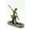 Image 3 : Jean Patou Gilt Flirty Dancer Bronze Figurine