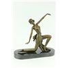 Image 5 : Jean Patou Gilt Flirty Dancer Bronze Figurine