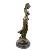 Image 9 : Goddess Bronze Statue on Marble base Sculpture