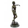 Image 5 : Nude Girl Ball Player  Bronze Sculpture
