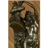 Image 2 : Satyr and Nymph Nude Bronze Sculpture
