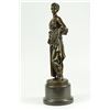 Image 4 : Tusey Farmer Girl Carry Wheat Bundle Bronze Sculpture