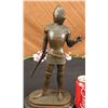 Image 1 : Knight Worrior Bronze Statue on Marble base Sculpture