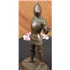 Image 3 : Knight Worrior Bronze Statue on Marble base Sculpture