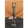 Image 1 : Egyptian Dancer Bronze Sculpture on marble base Statue