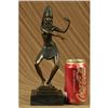 Image 5 : Egyptian Dancer With Exotic Costume Bronze Sculpture on Marble base Statue