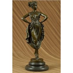 VenusIn Roman Bronze Sculpture on Marble base