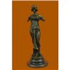 Image 1 : Nymph of The Woods Bronze Figurine on Mrable base