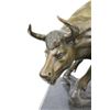 Image 2 : Charging Spanish Bull Statue Stock Market Bronze Sculpture