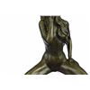 Image 2 : Nude Female Bronze Sculpture on marble base Statue