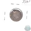 Image 2 : 1885 Canada Obv 4. 10-cents F-VF (Hole)